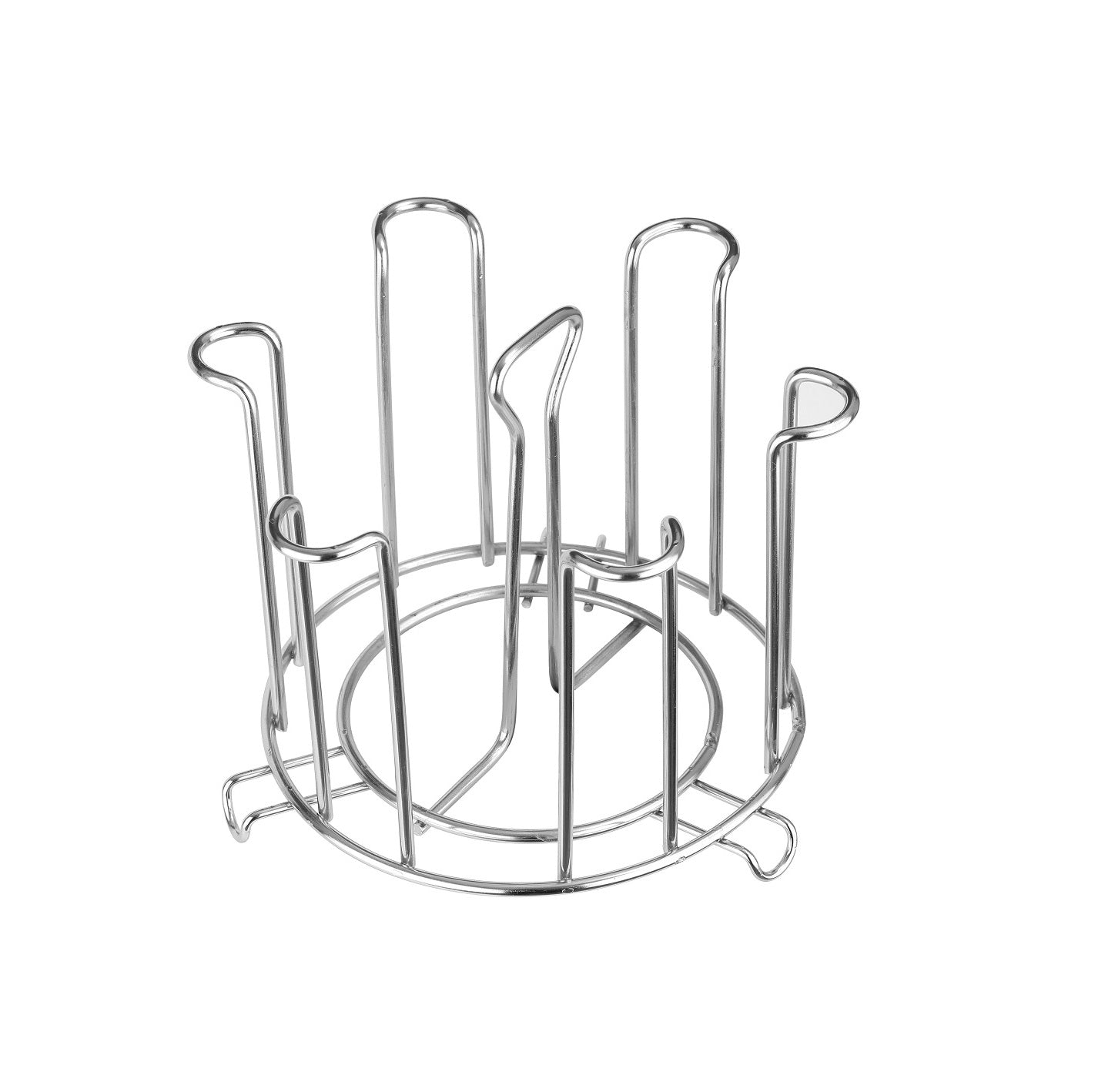 2741 SS Round Glass Stand used for holding sensitive glasses and all present in all kinds of kitchens of official and household places etc. (Moq :-2) DeoDap 2741 SS Round Glass Stand used for holding sensitive glasses and all present in all kinds of kitchens of official and household places etc. (Moq :-2) DeoDap